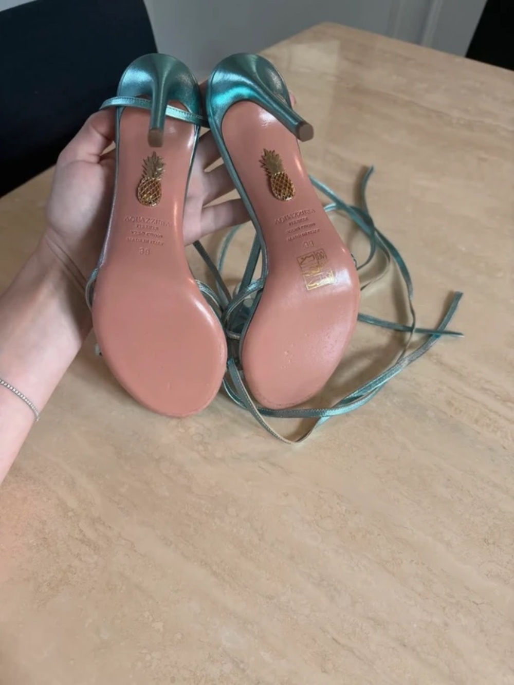 Aquazzura Zsa Zsa 105 sandals (size 39) - Picture 5 of 5